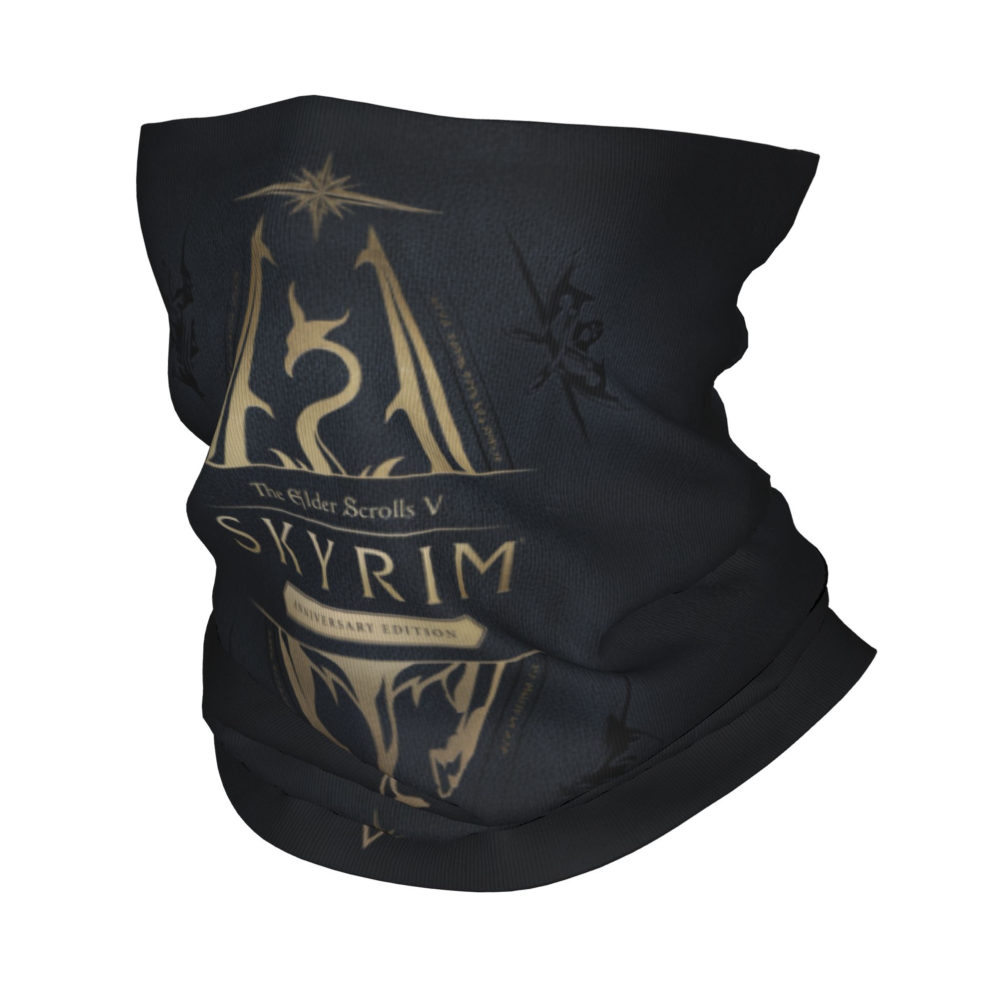 Neck Gaiter Fleece - مخصص Skyrim شعار باندانا الشتاء الرقبة