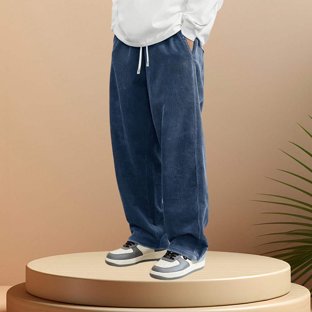 Corduroy Pant Warm - بنطلونات دافئة للخريف والشتاء للرجال، بنطلونات