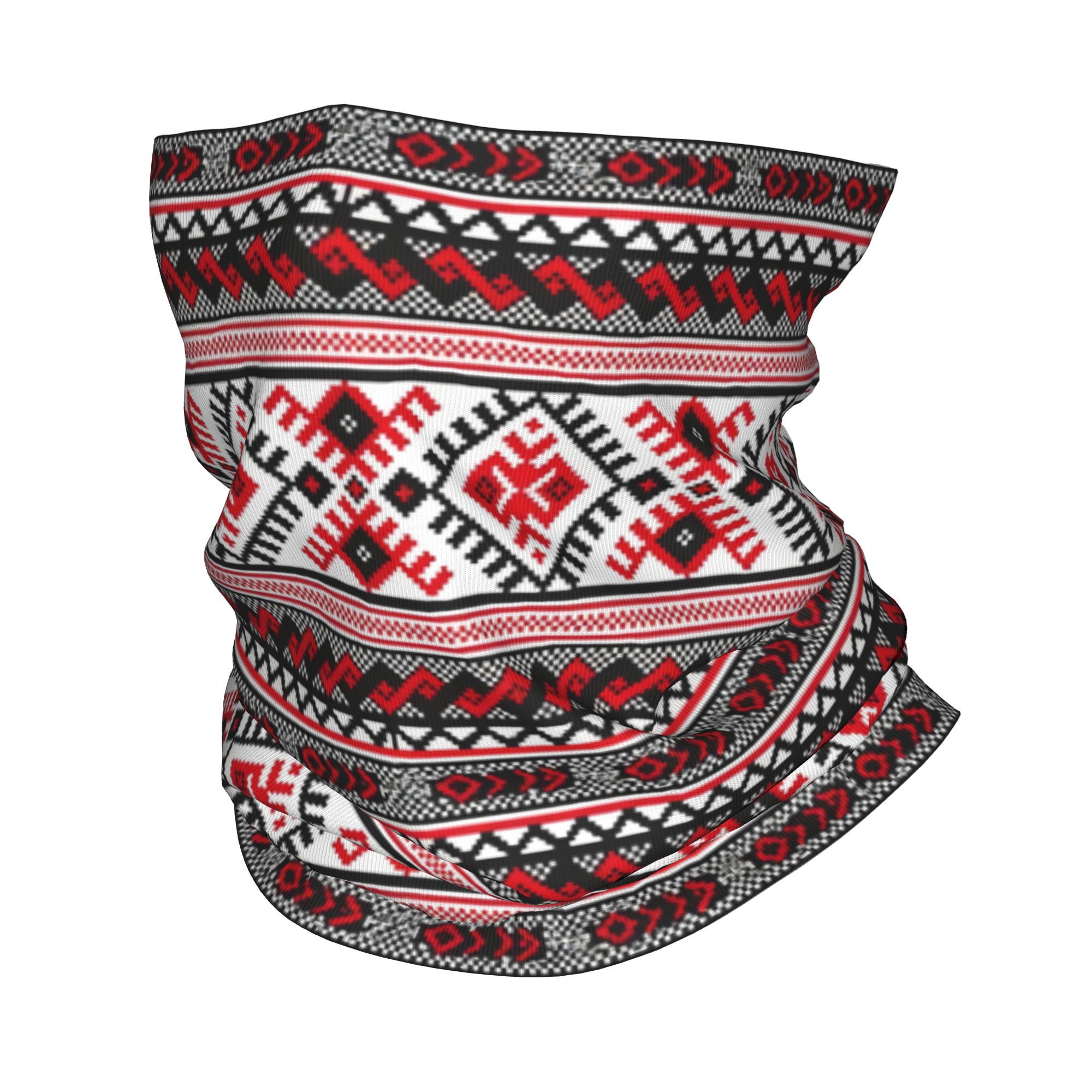 Neck Gaiter Fleece - مخصص الأوكرانية Vyshyvanka التطريز الرقبة الجراب
