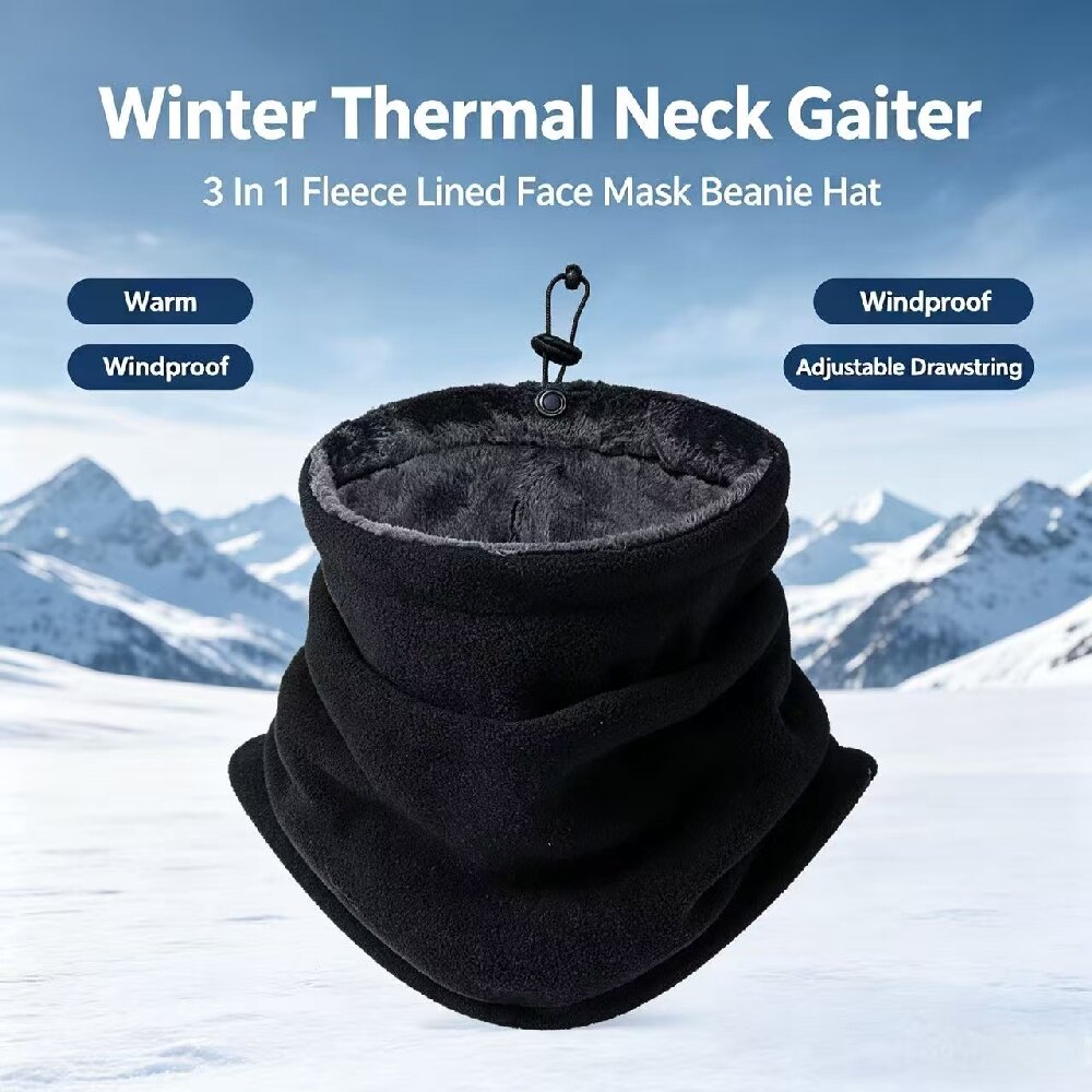 Neck Gaiter Fleece - قناع شتوي دافئ للدراجات النارية للرجال