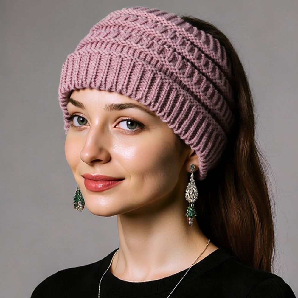 عصابة رأس شتوية محبوكة للنساء، - مراجعة Fleece Ear Warmer Band وسعره